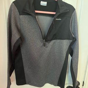 Columbia 1/4 zip fleece lined jacket.  S